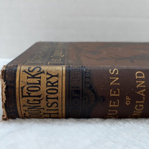 Antique Book Young Folks History Queens of England by Rosalie Kaufman 1884 HC - Picture 5 of 16
